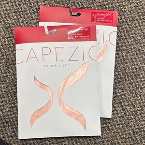 Capezio Ultra Soft Footless Tights in Light Pink Ballet Pink